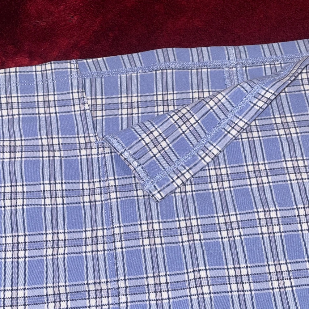Hollister Light Blue Plaid Skirt - Picture 4 of 5